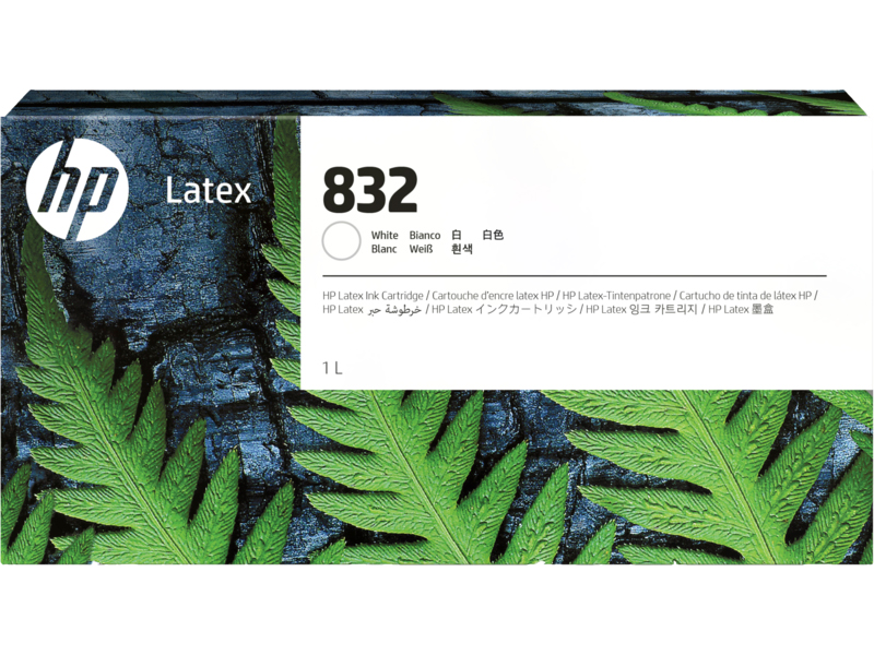 Картридж HP 832 White Latex Ink Cartridge, 1л