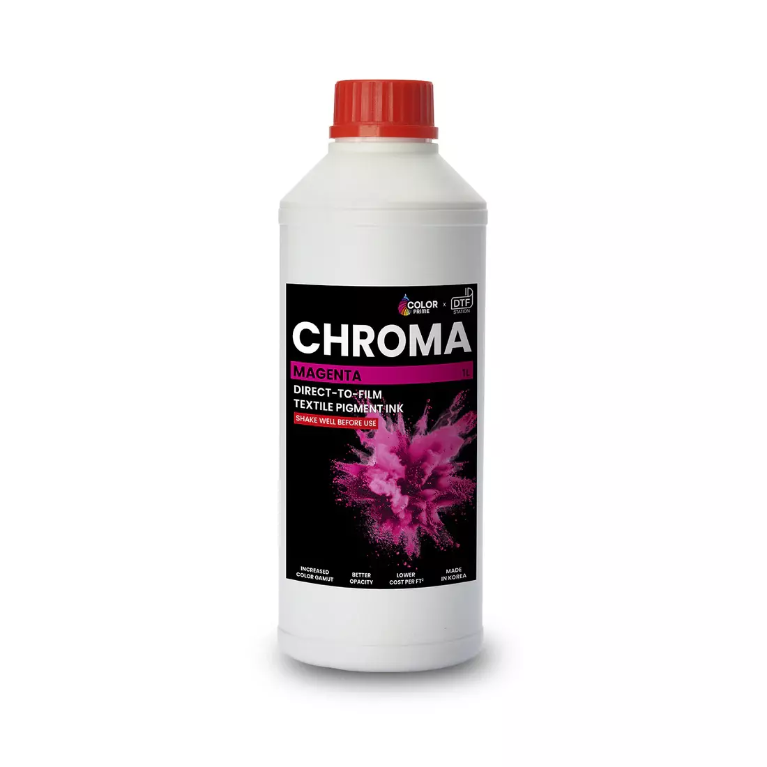Чернила DTF Chroma Magenta (Korea) бутылка 1 литр