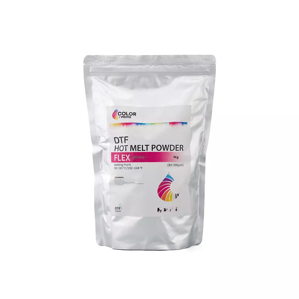 Клей-порошок Полиуретановый DTF Powder（80~200um) - 1 кг/пакет