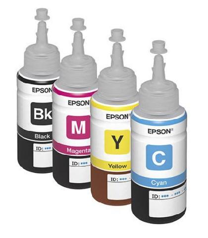 Чернила Epson T6641, желтые, 70 мл (C13T66444A)